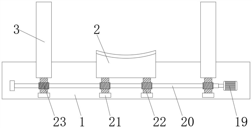 Head fixing device for angiography in cardiovascular and cerebrovascular department