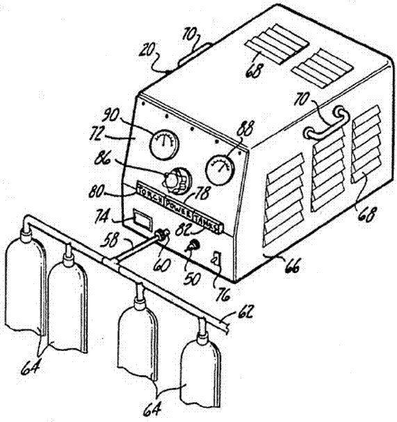 A system and fuel system for supplying natural gas to thermal spray equipment