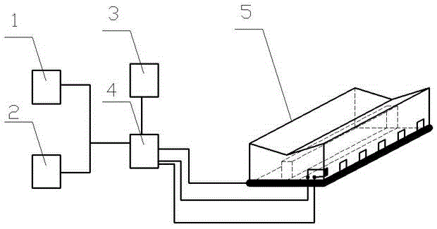 Offshore wind-solar complementary sea water desalination system