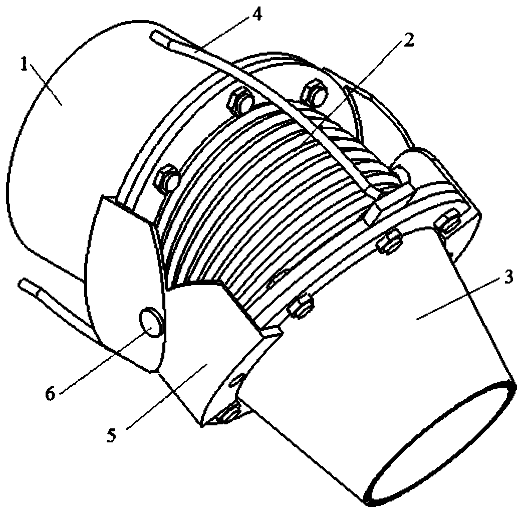 A Mechanical Vectoring Nozzle with Bellows Structure