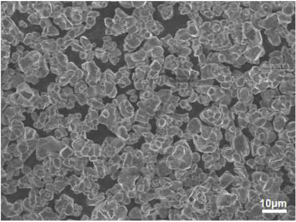 A mixed material of lithium cobalt oxide and three elements and a preparing method thereof