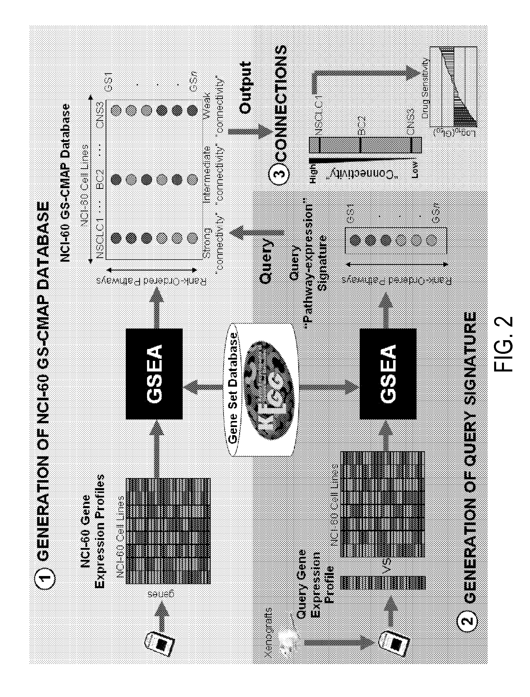 Methods to correct gene set expression profiles to drug sensitivity