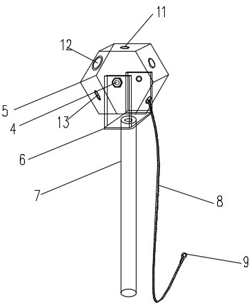 Mining high-voltage switch multifunctional grounding device