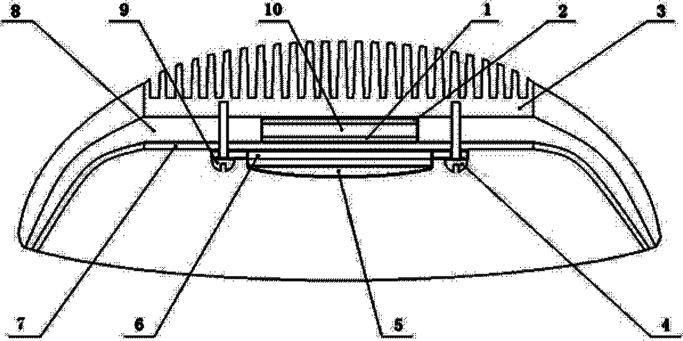 Semiconductor refrigeration high-power LED lamp