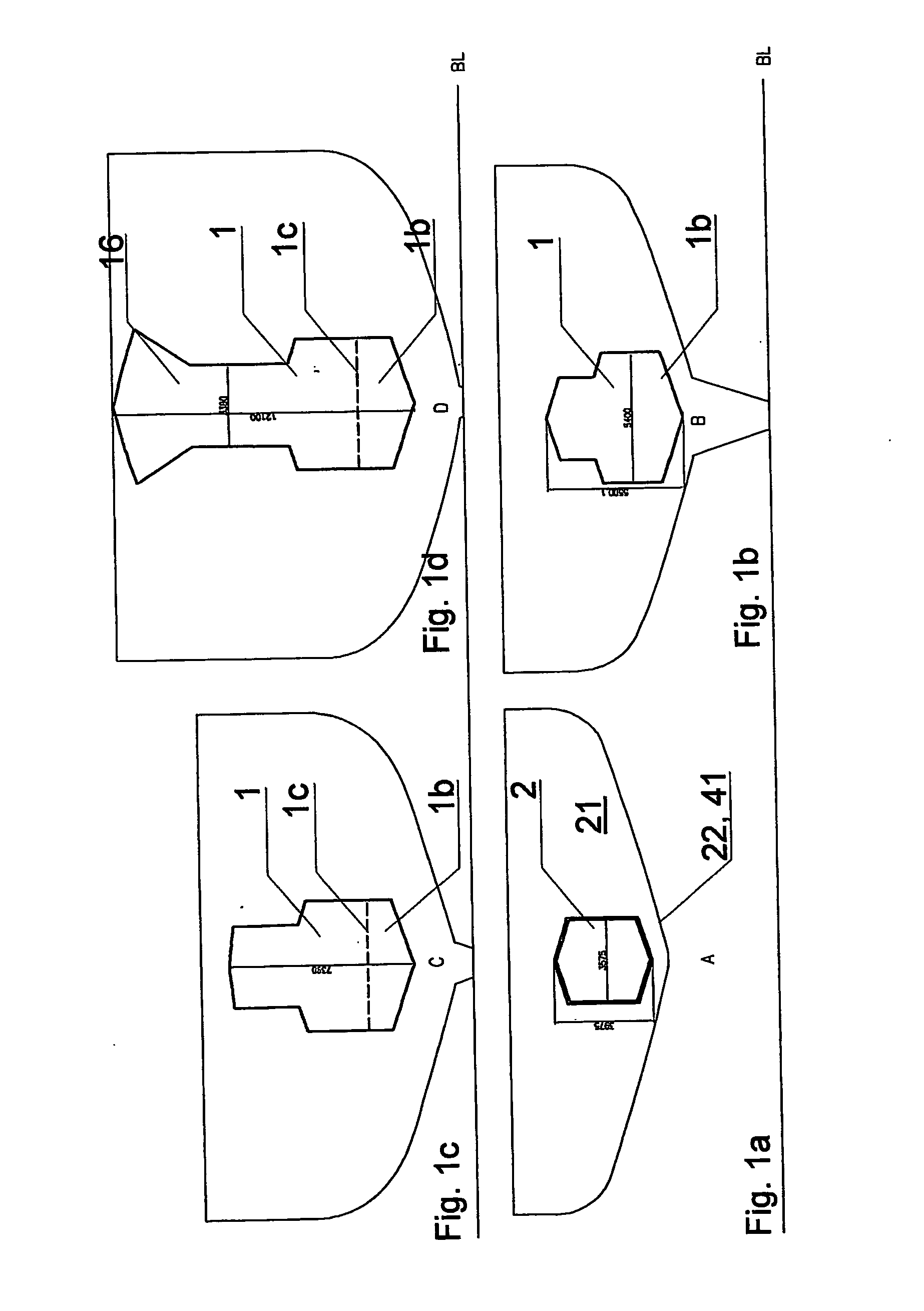 Trawling vessel with a lock chamber