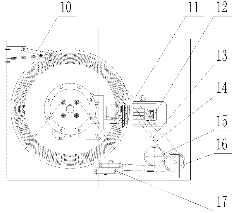 Double rope groove multi-layer hoisting mechanism