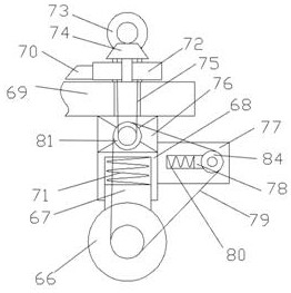 Conveying device capable of screening square plates