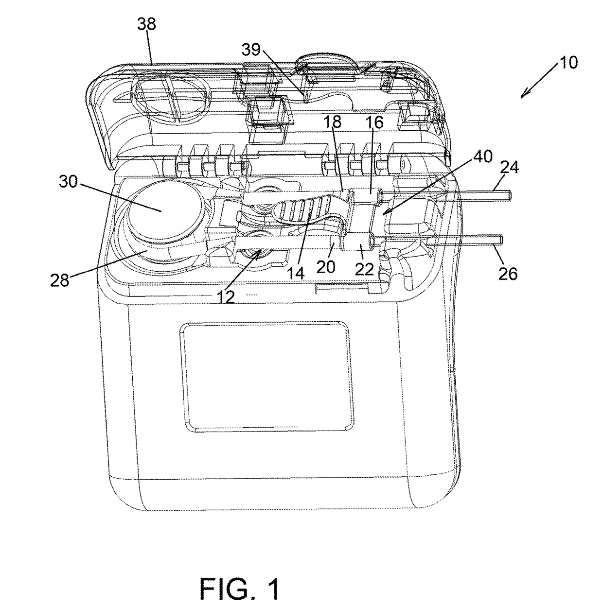 Infusion pump cassette and cassette interface configured to assist cassette removal