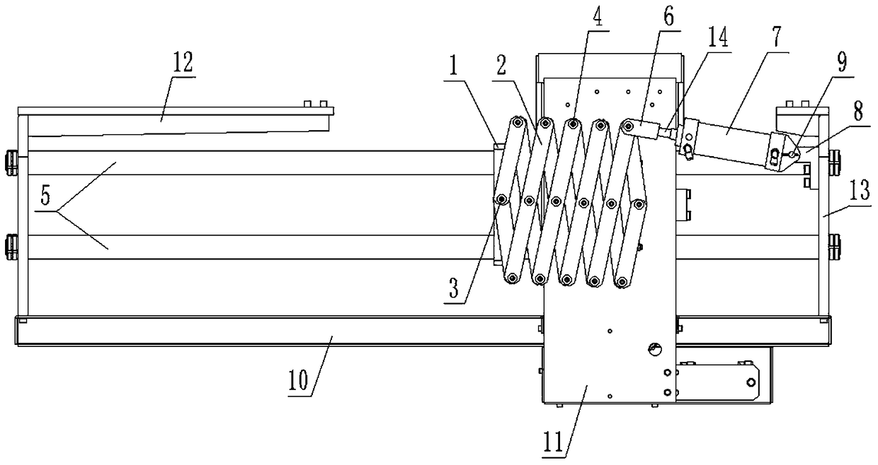 A disc pushing device for an automatic disc-changing wire take-up machine