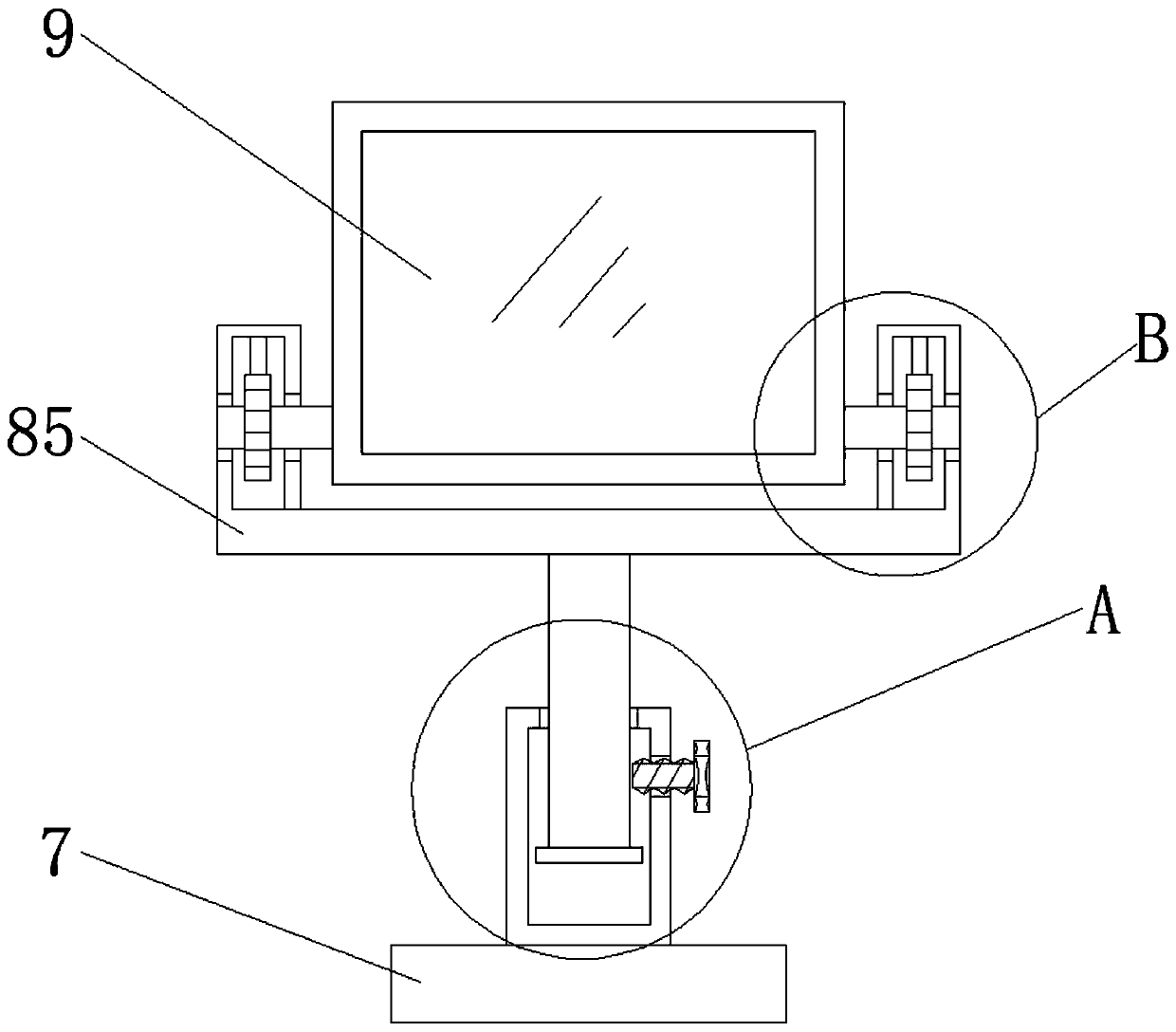 Large-scale feedback type AC synchronous generator test system