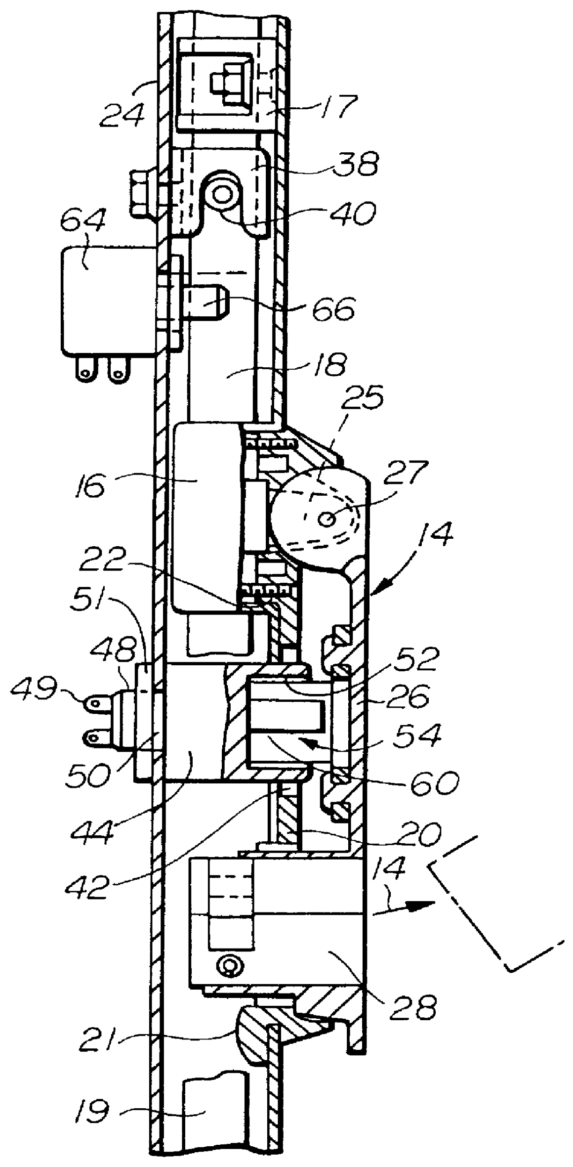 Security device for the lock on a switchgear-cabinet door, machine housing, etc.