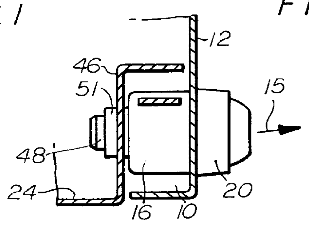 Security device for the lock on a switchgear-cabinet door, machine housing, etc.