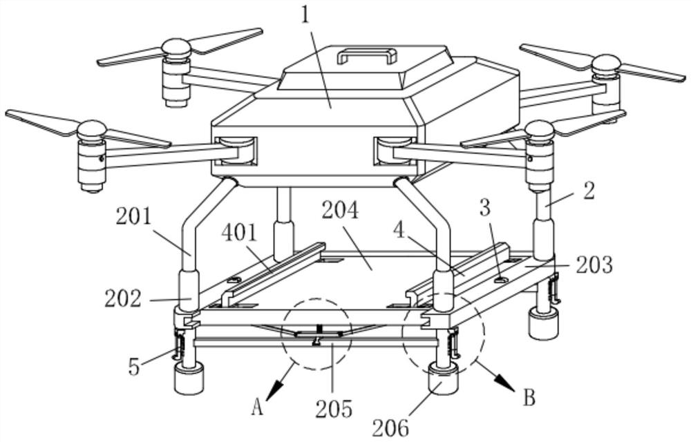 Arrangement platform of fire-fighting unmanned aerial vehicle