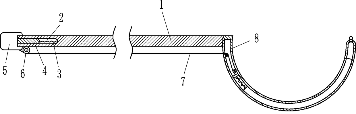 Sampling device for medical wastewater in wastewater pools