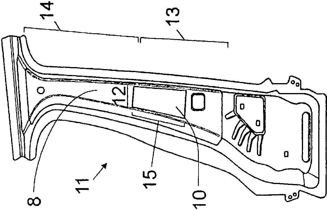 Method for producing a motor vehicle component and motor vehicle component