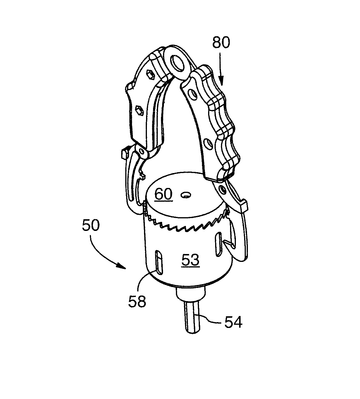 Hole saw system with improved slug removability