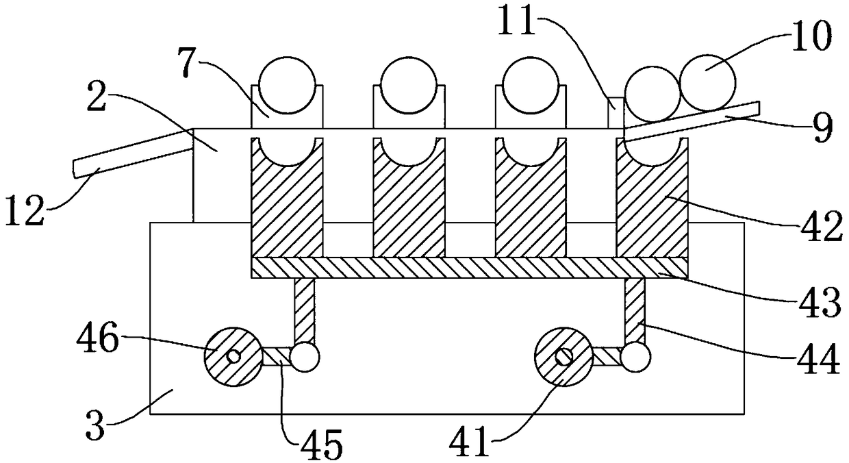 High-performance continuous forging and pressing device for alloy steel rods