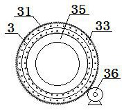 Fluidized soil backfilling equipment with screening function