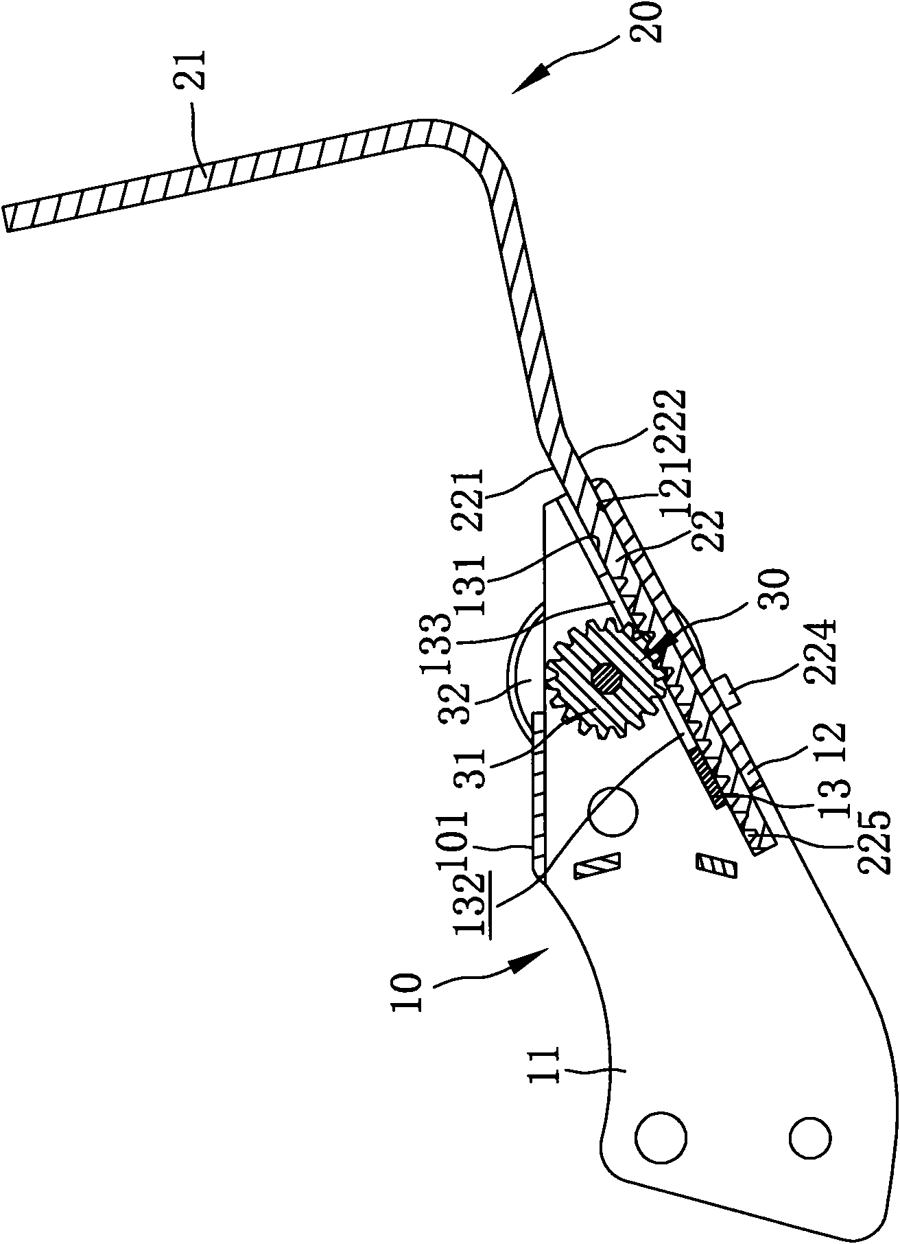 Chair-back adjusting device