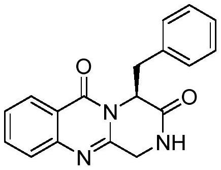 Application of a quinazolinone alkaloid compound derived from marine fungi in marine fouling biocontrol