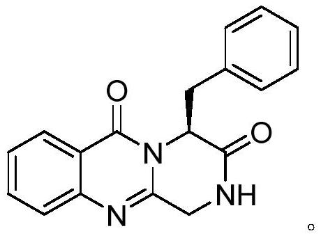 Application of a quinazolinone alkaloid compound derived from marine fungi in marine fouling biocontrol