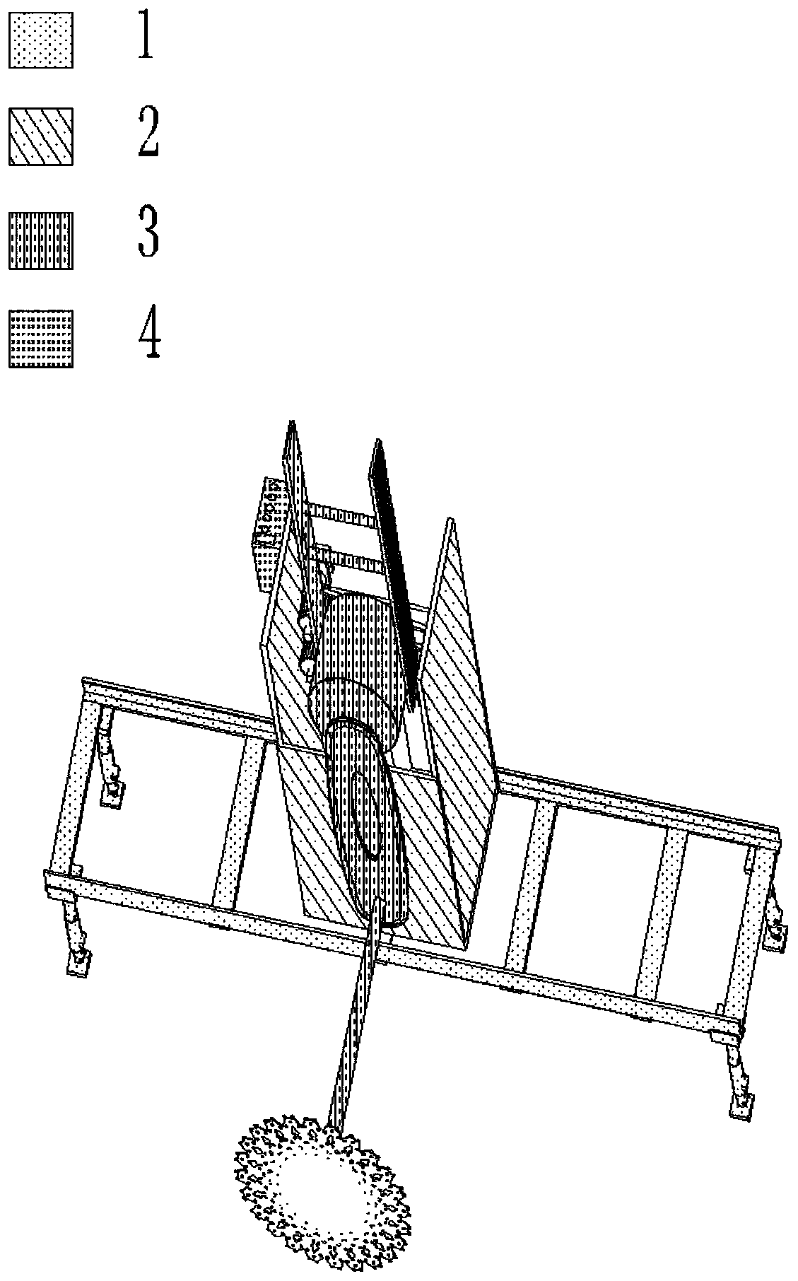 A method for fast and intelligent cutting of field rock structural planes with multiple working faces