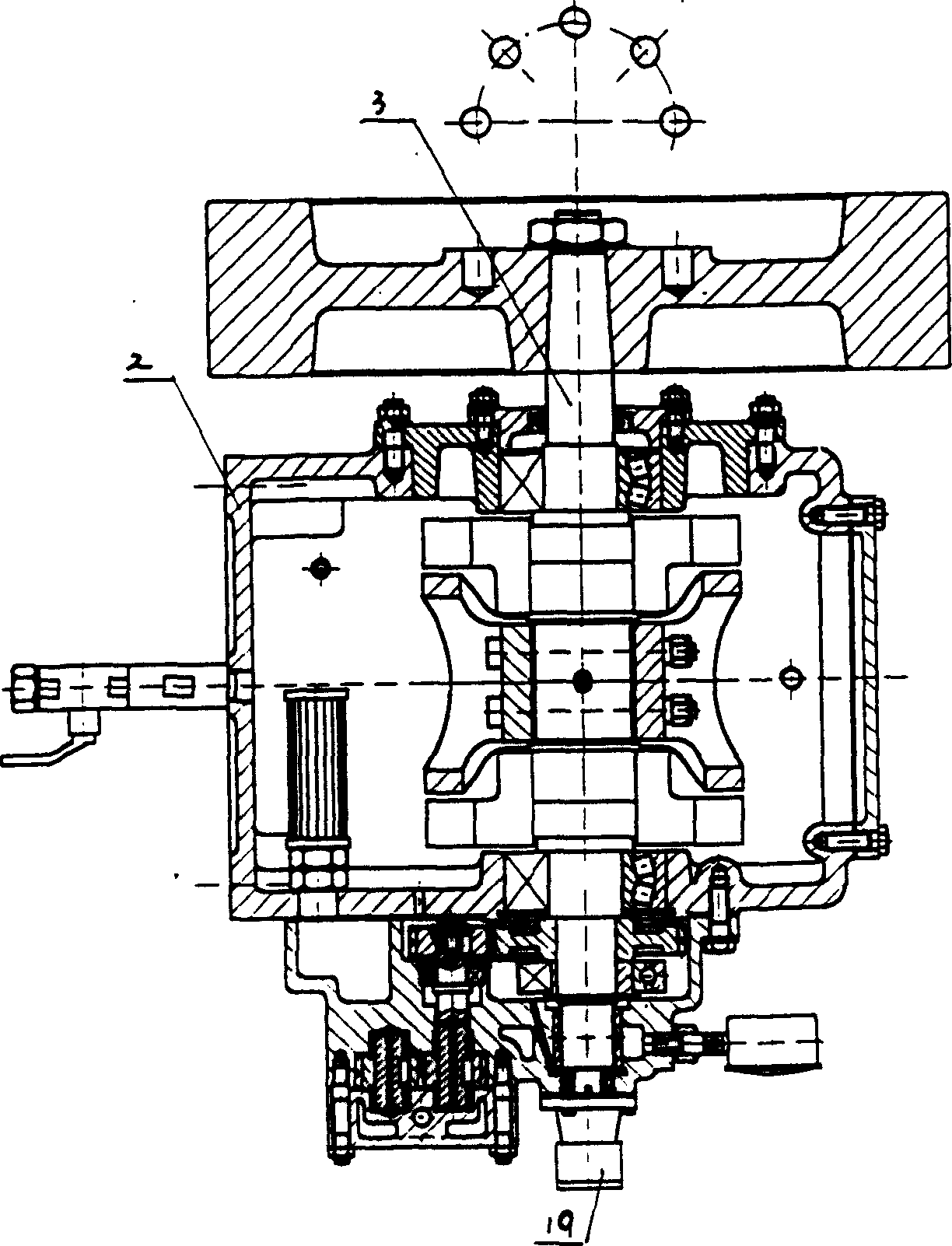 Opposed diaphragm compression engine capable of auto-regulating coaxial degree of bar piston and plunger case