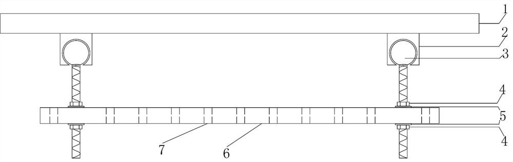 Building aluminum formwork capable of being adjusted at different angles