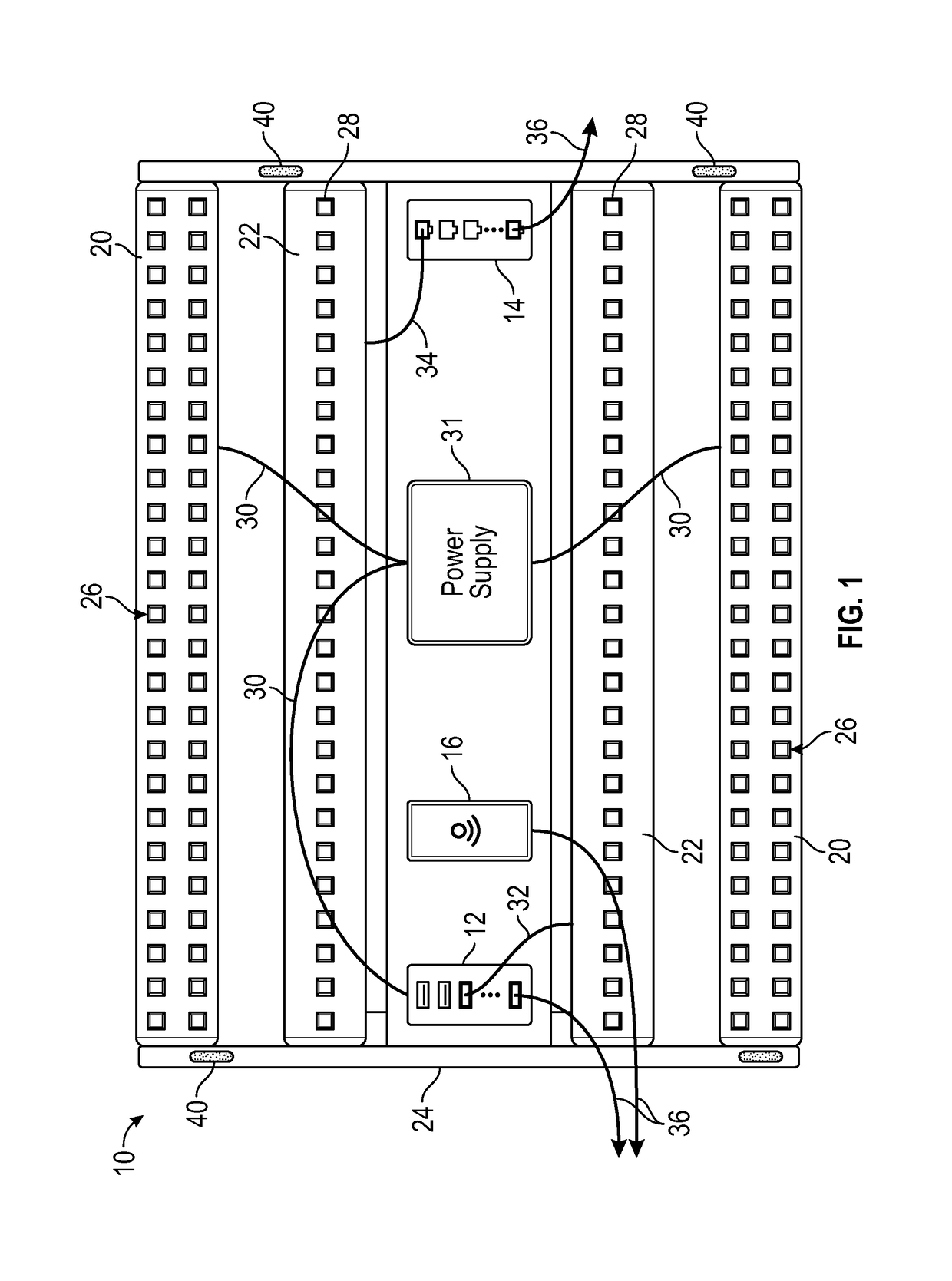 Grow light embodying power delivery and data communications features