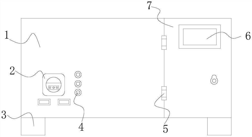 A kind of extrusion filter device specially used for biological product materials