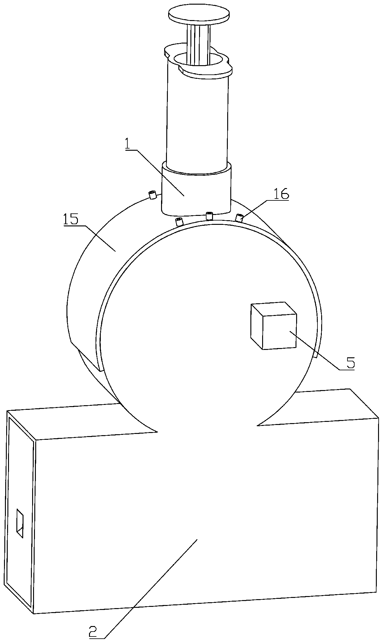 Rotary syringe destruction device