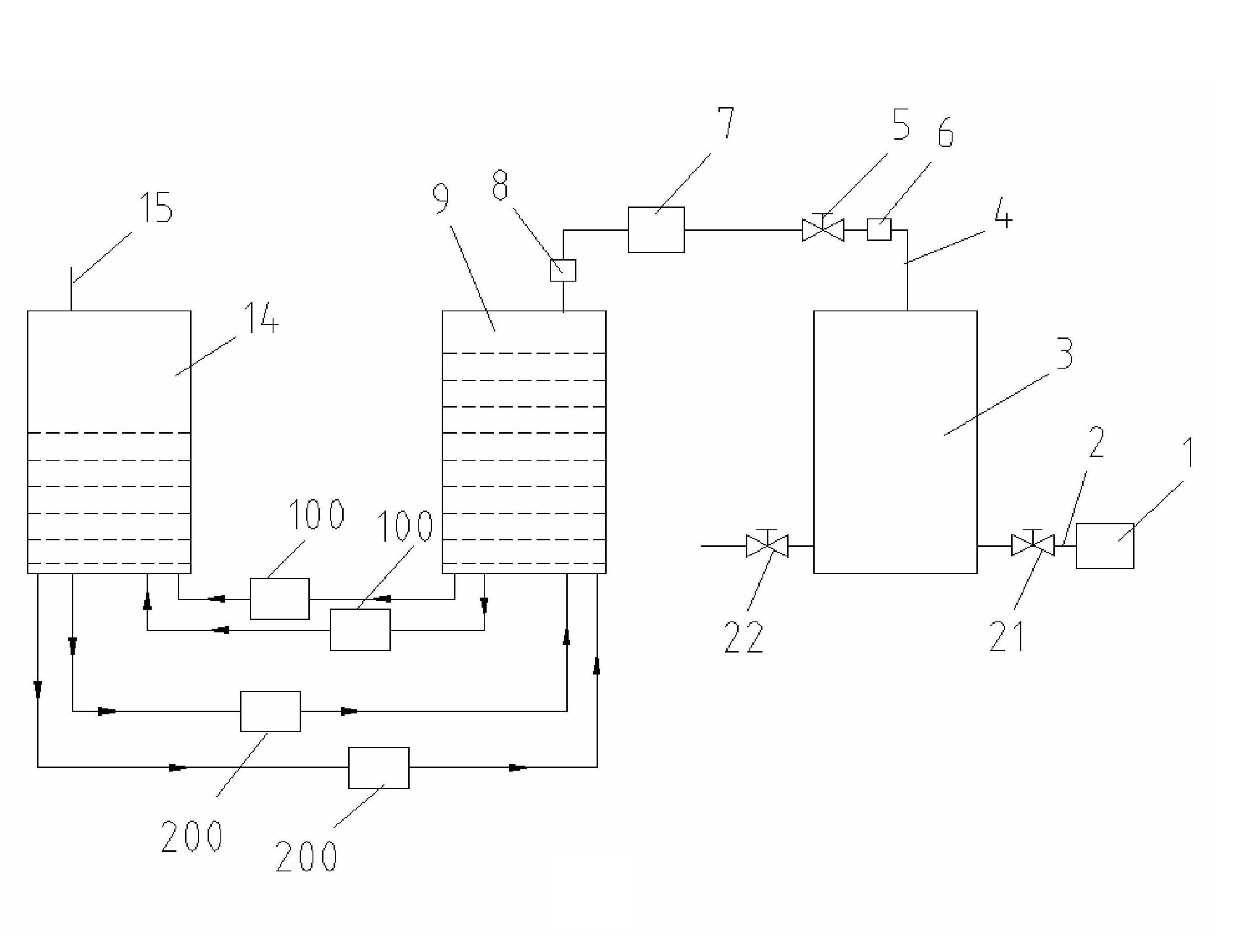 Water/gas chamber energy storage system