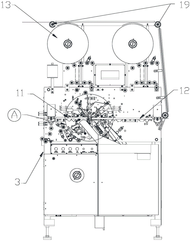 Full-automatic nail-connecting and winding all-in-one machine