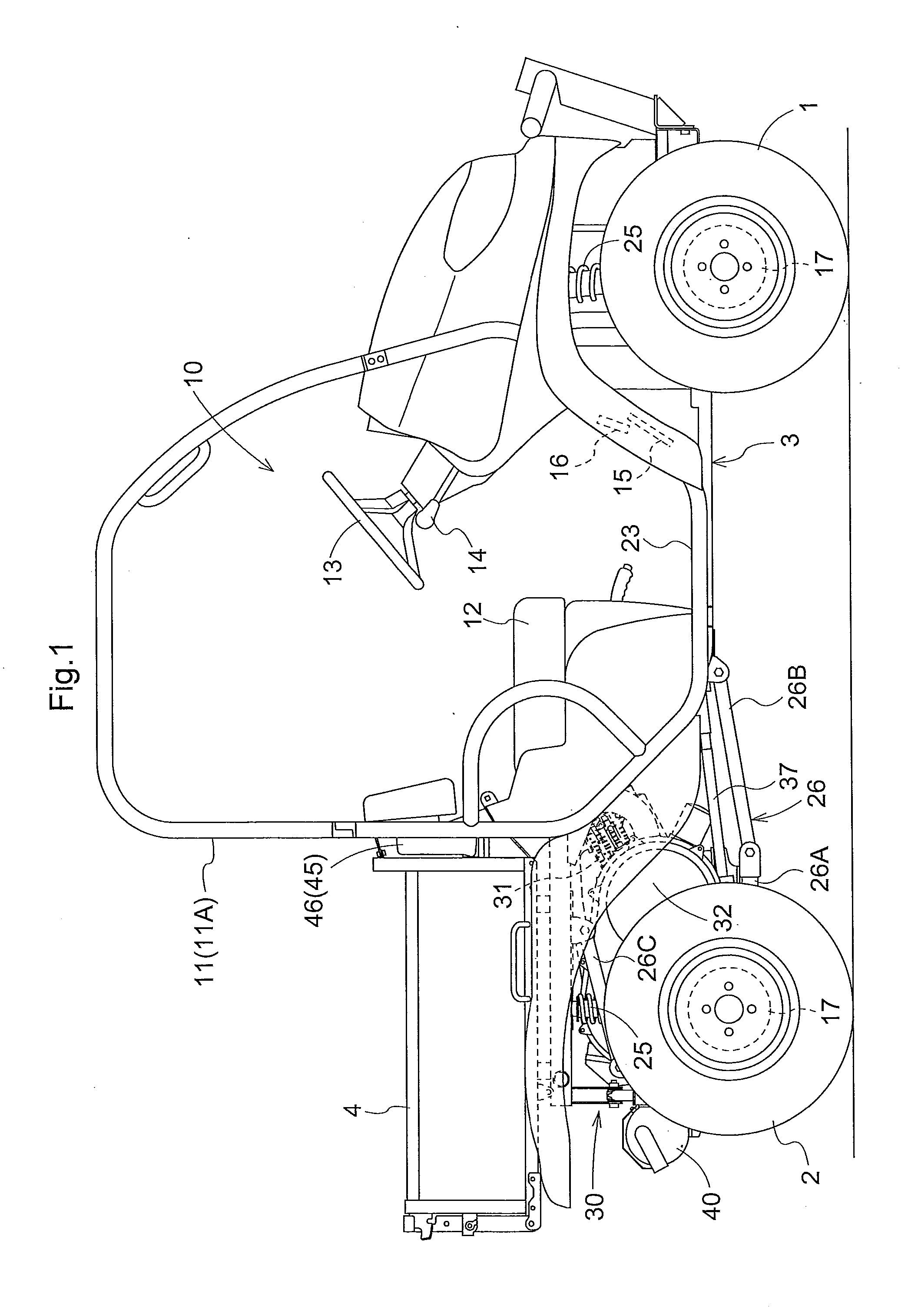 Work Vehicle having Engine and Belt-Type Continuously Variable Transmission Device