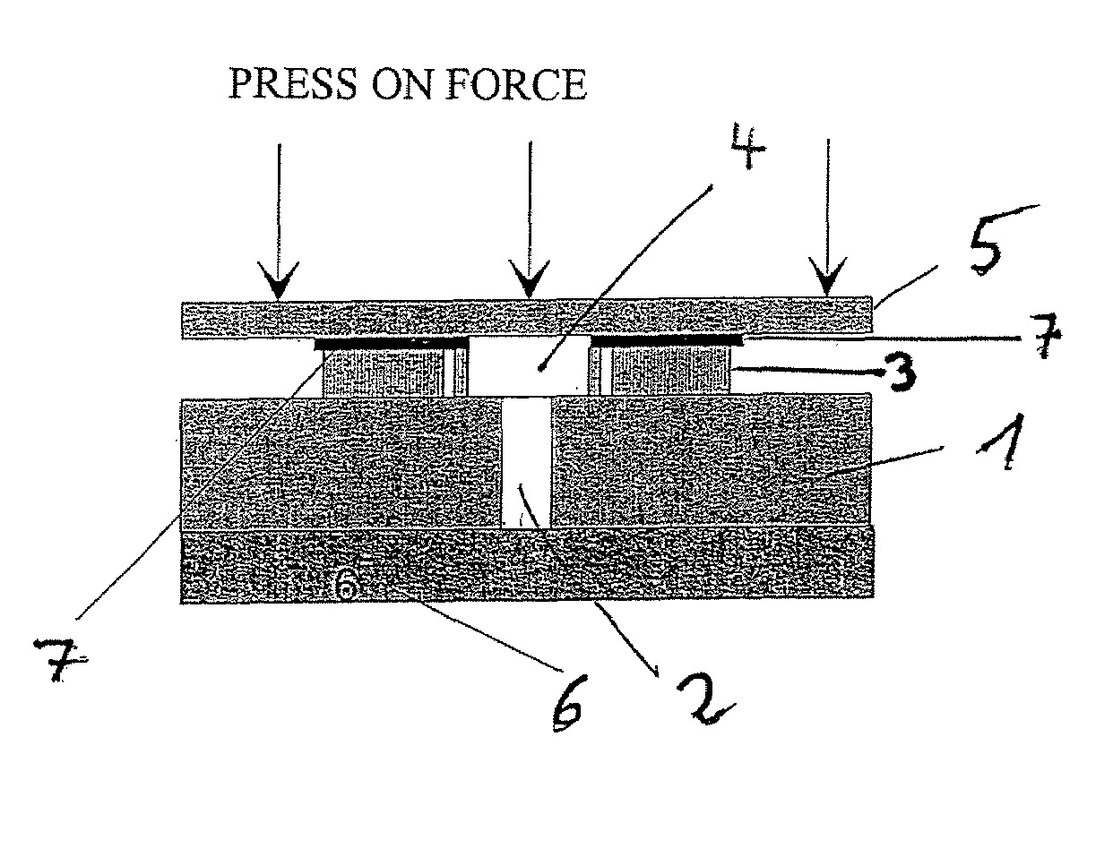 Method for producing a 3-D microscope flow-through cell