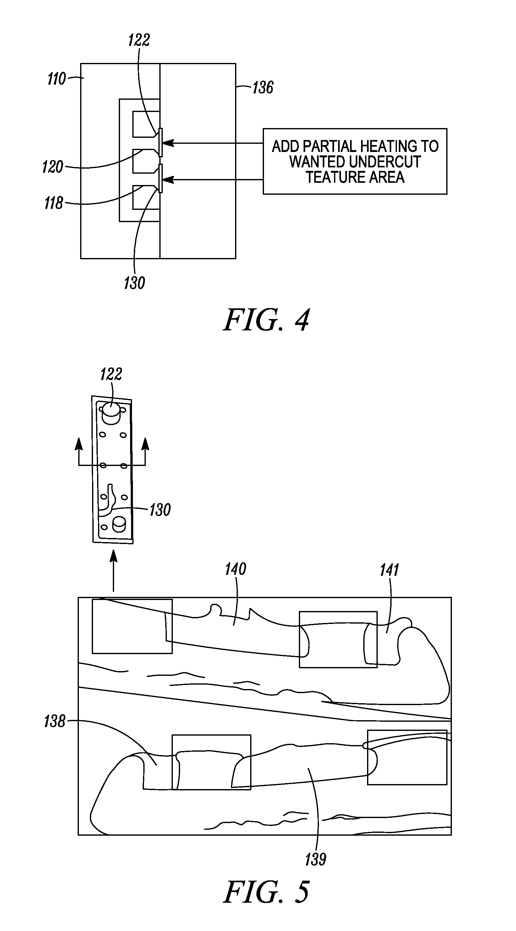 Anti-Delamination Feature For Double Injection Mold Parts