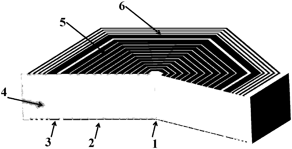 Helical hexagonal double-sided silicon drift detector for large area and designing method thereof