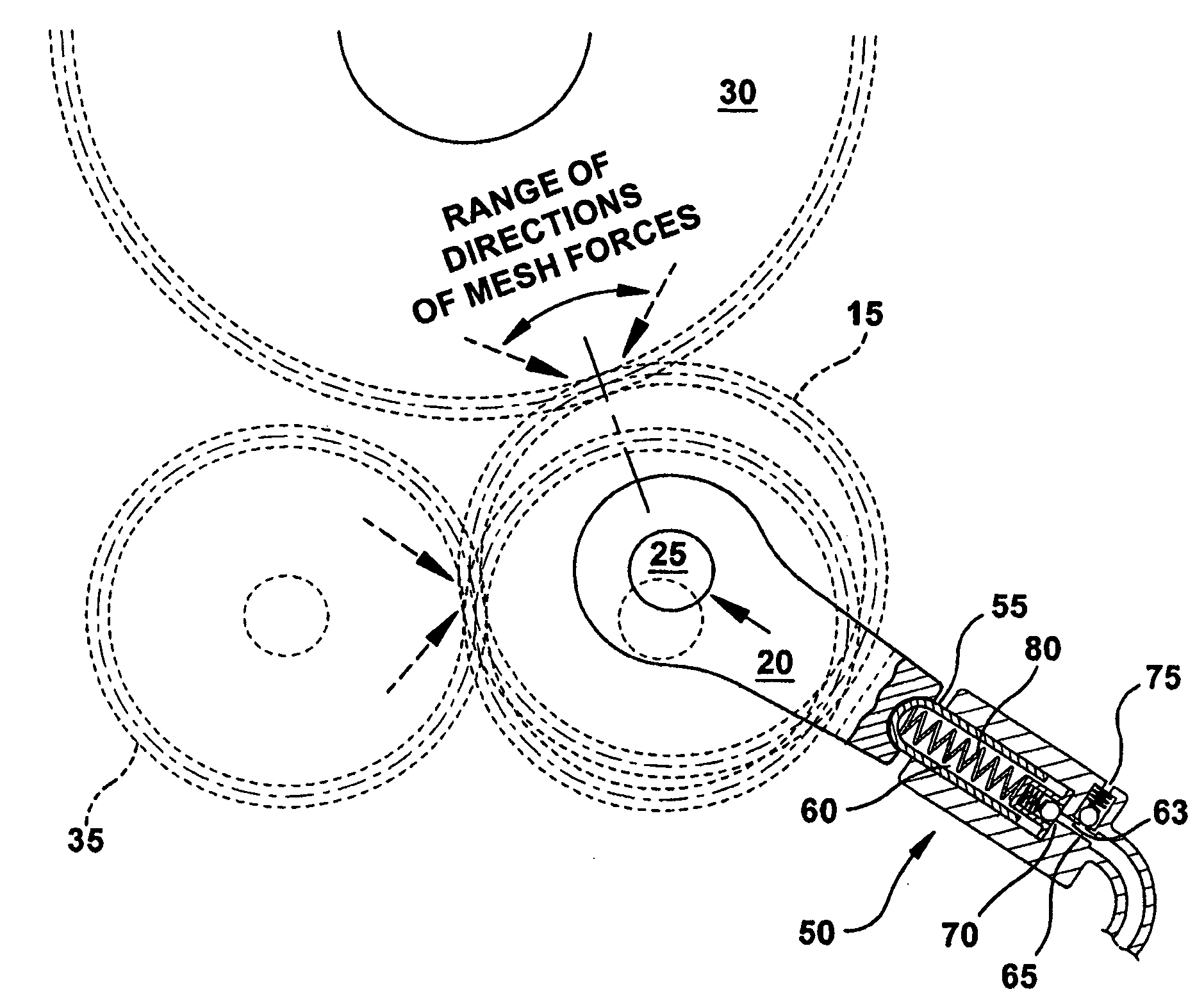 Gear-driven balance shaft apparatus with backlash control