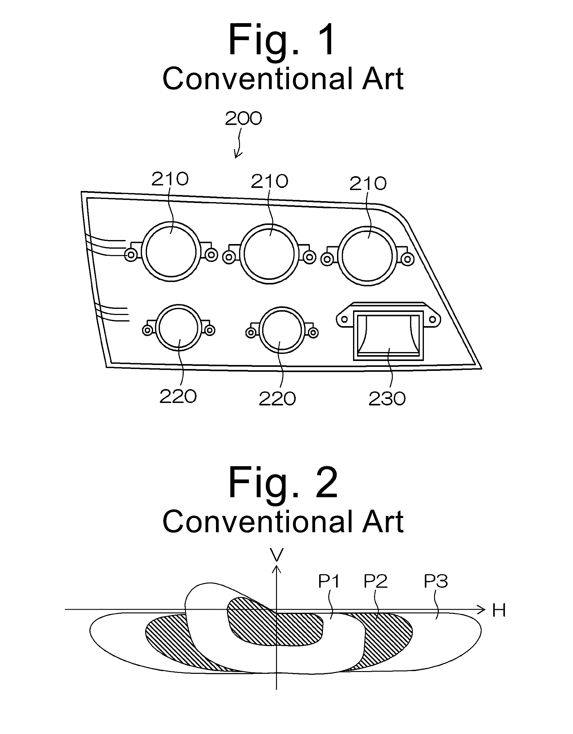 Vehicle light with LED light source