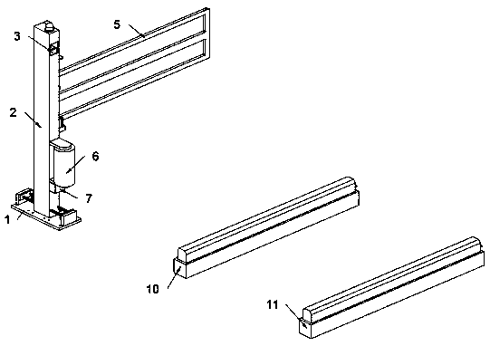 Road traffic control device for highway bridge