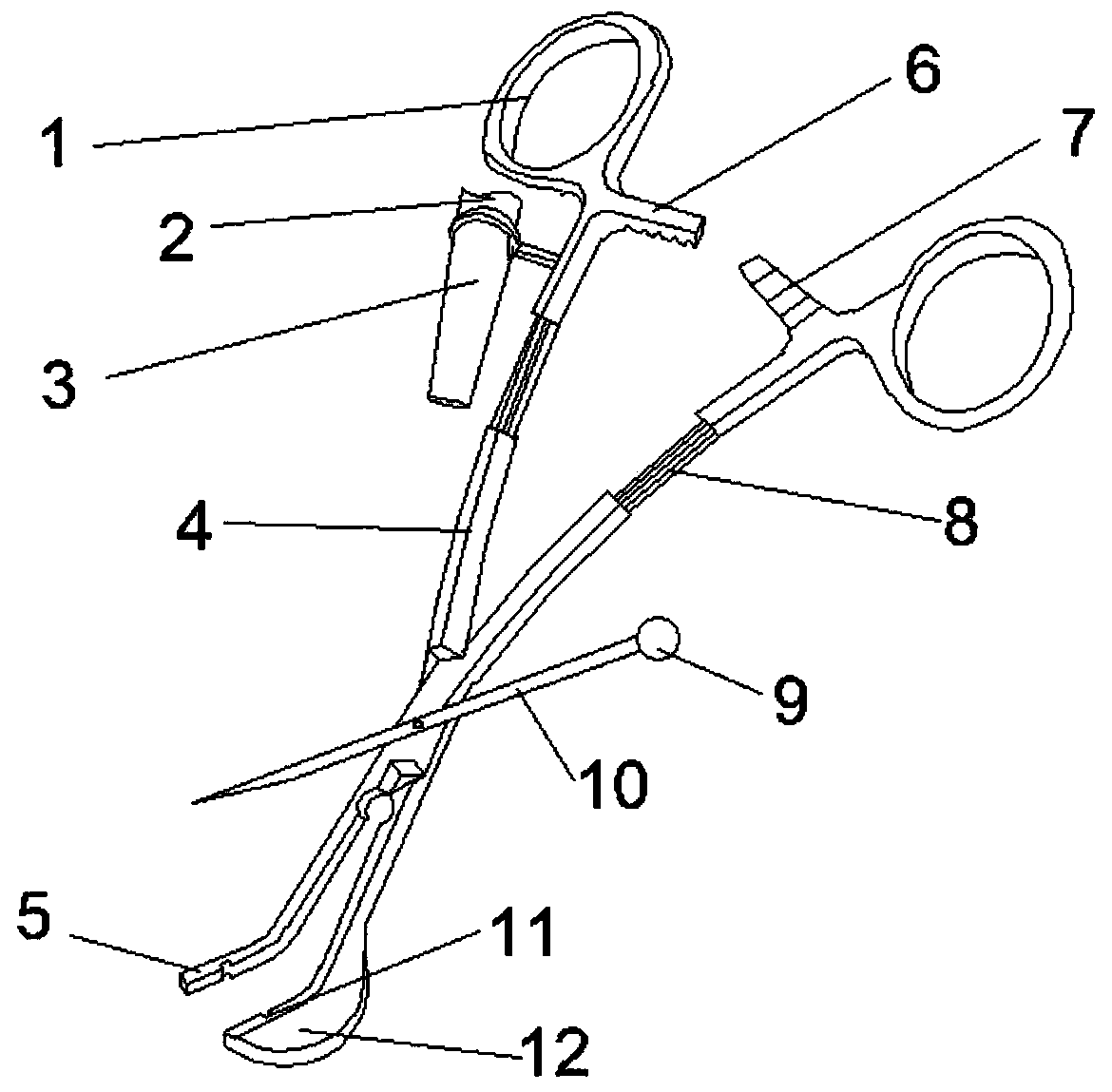 Multifunctional vascular clamp for organ transplantation operation