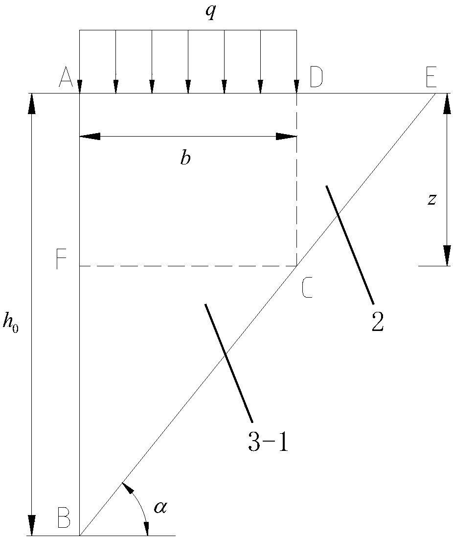 Unsymmetrically loading tunnel construction method