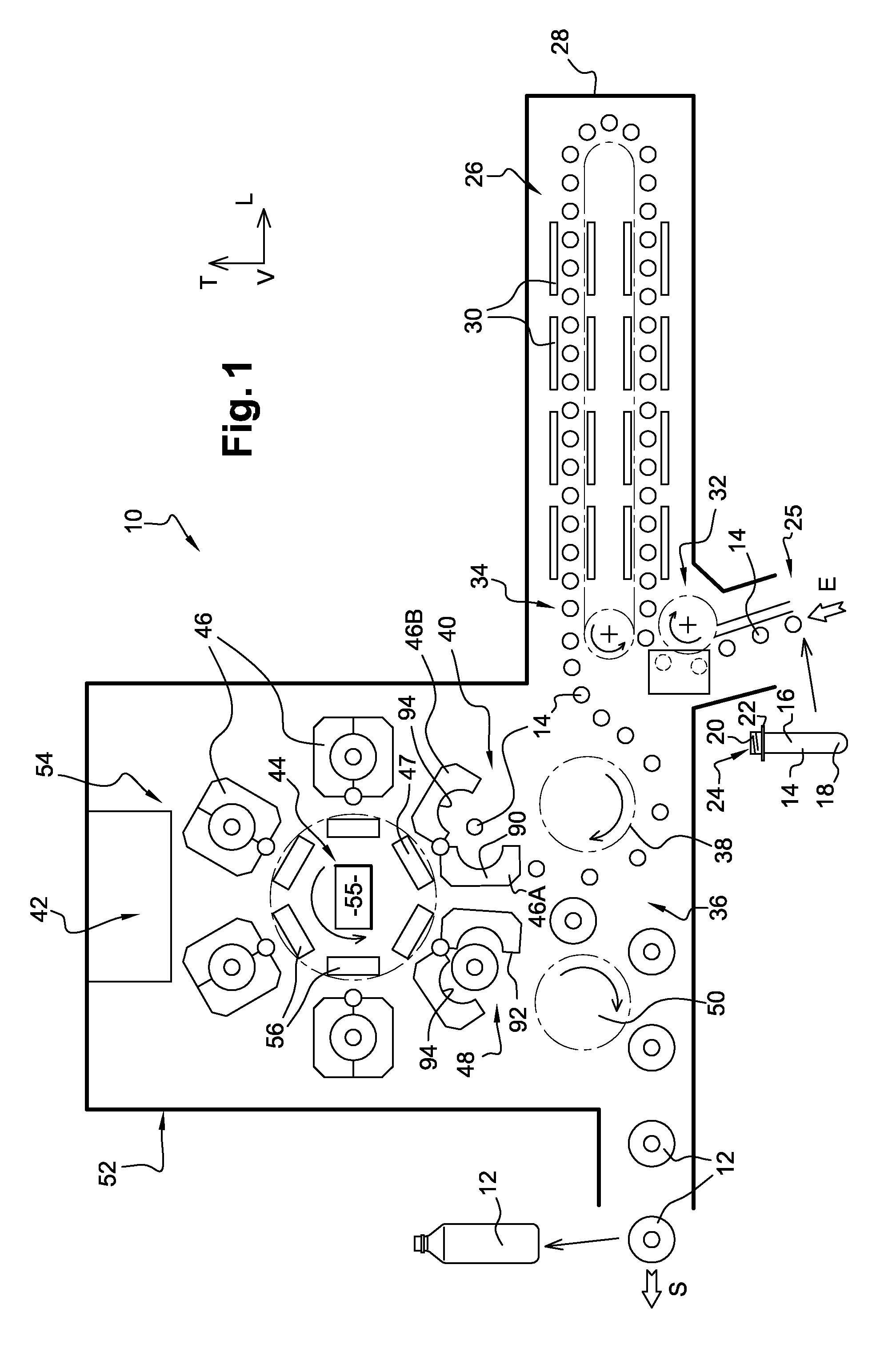 Installation for the manufacture of containers from a preform and method of controlling the blow-molding means of such an installation