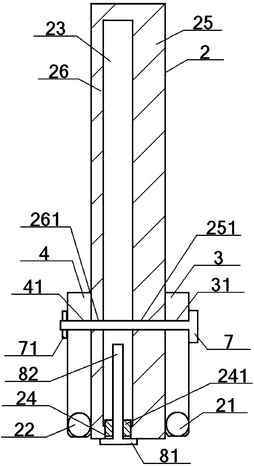 Tennis training device