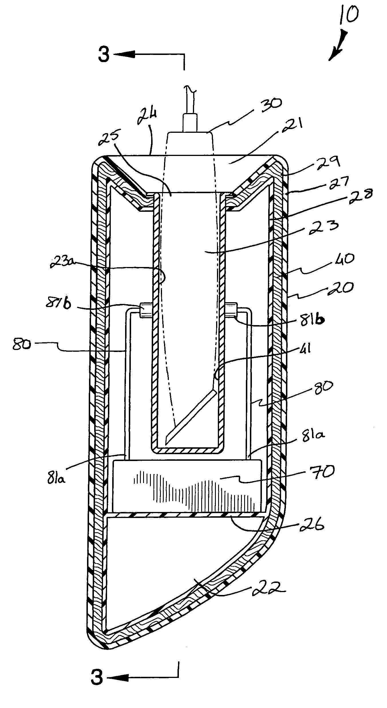 Utensil cooling device