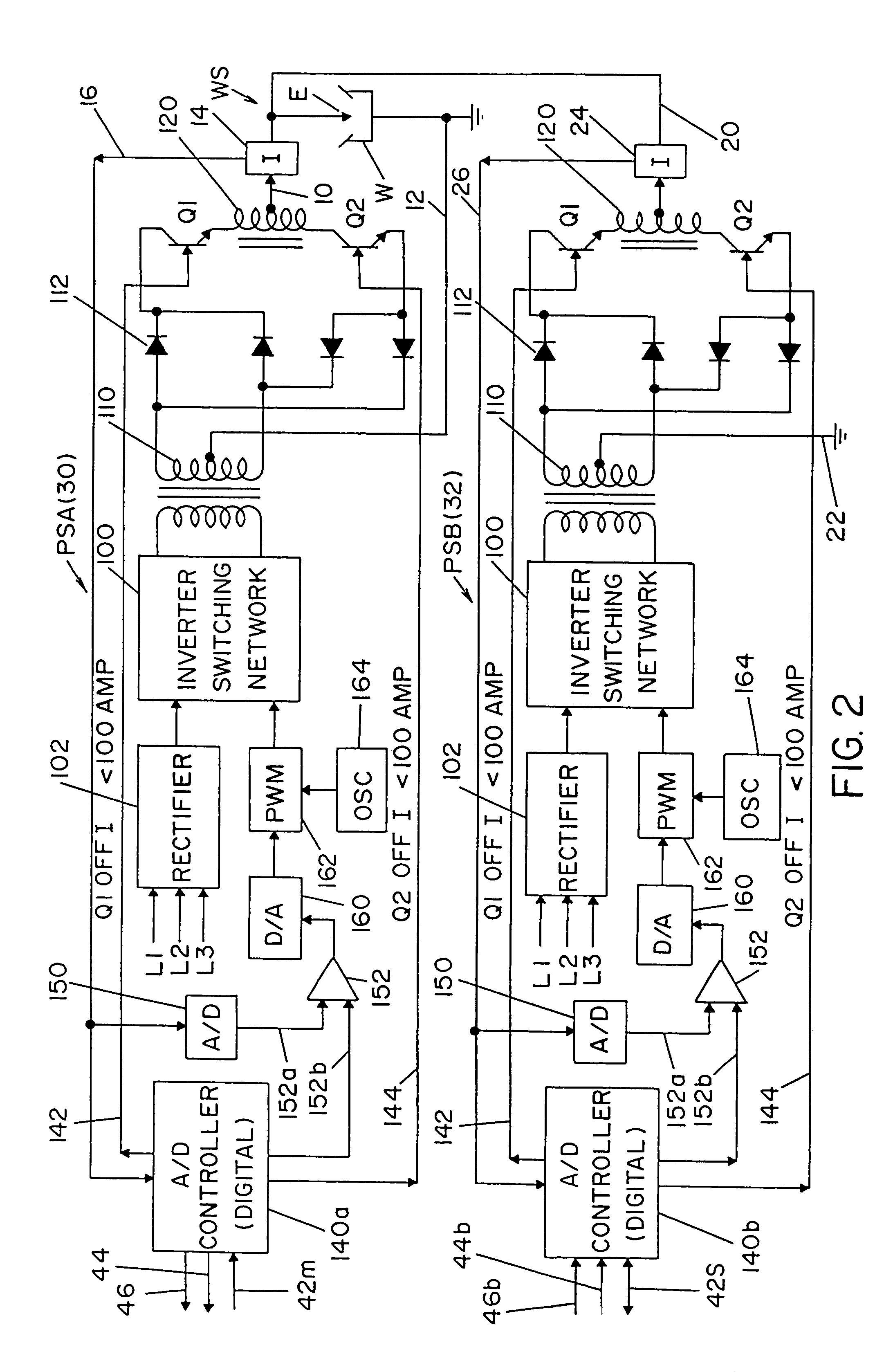 Electric ARC welder system with waveform profile control for cored electrodes