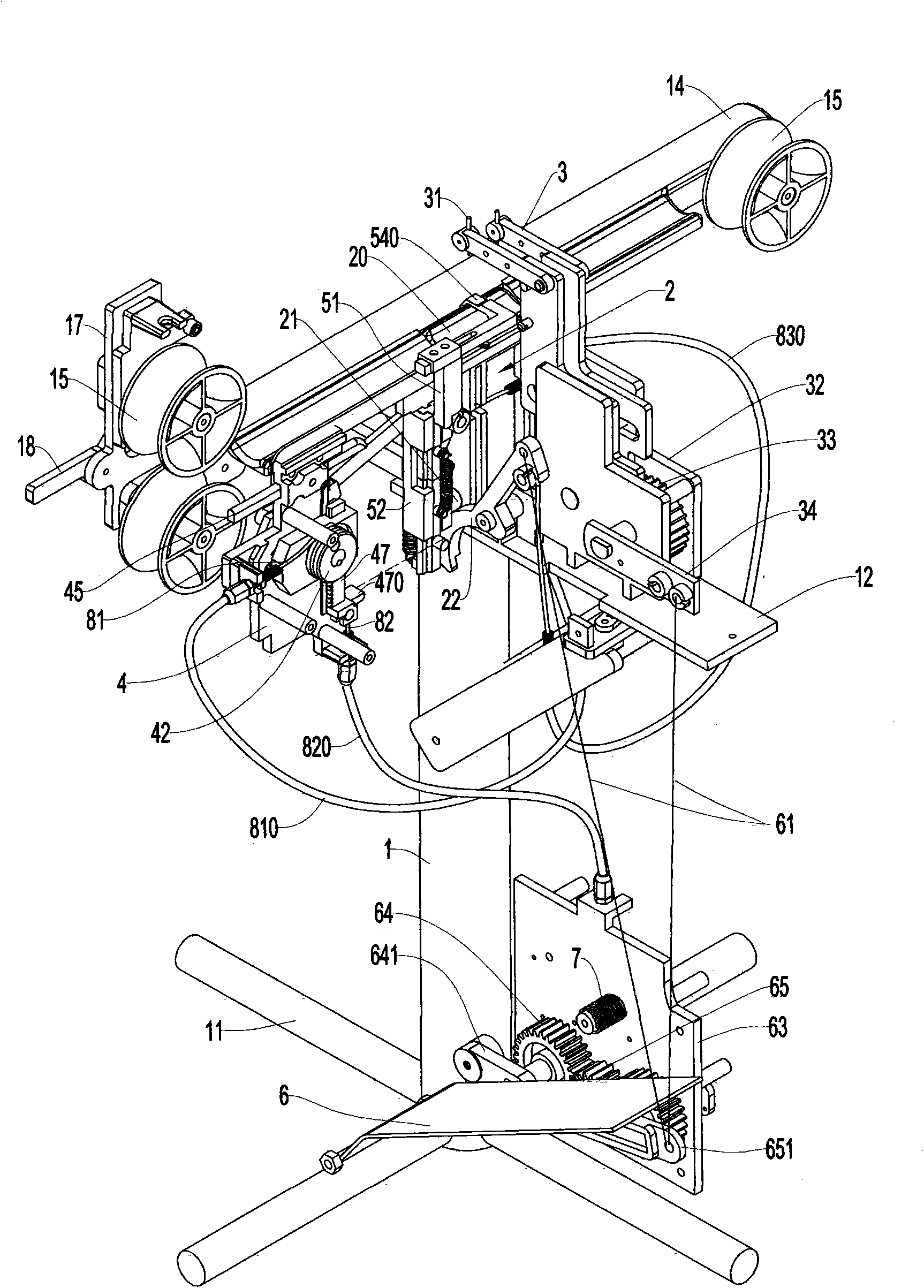 Automatic kelp seedling gripper