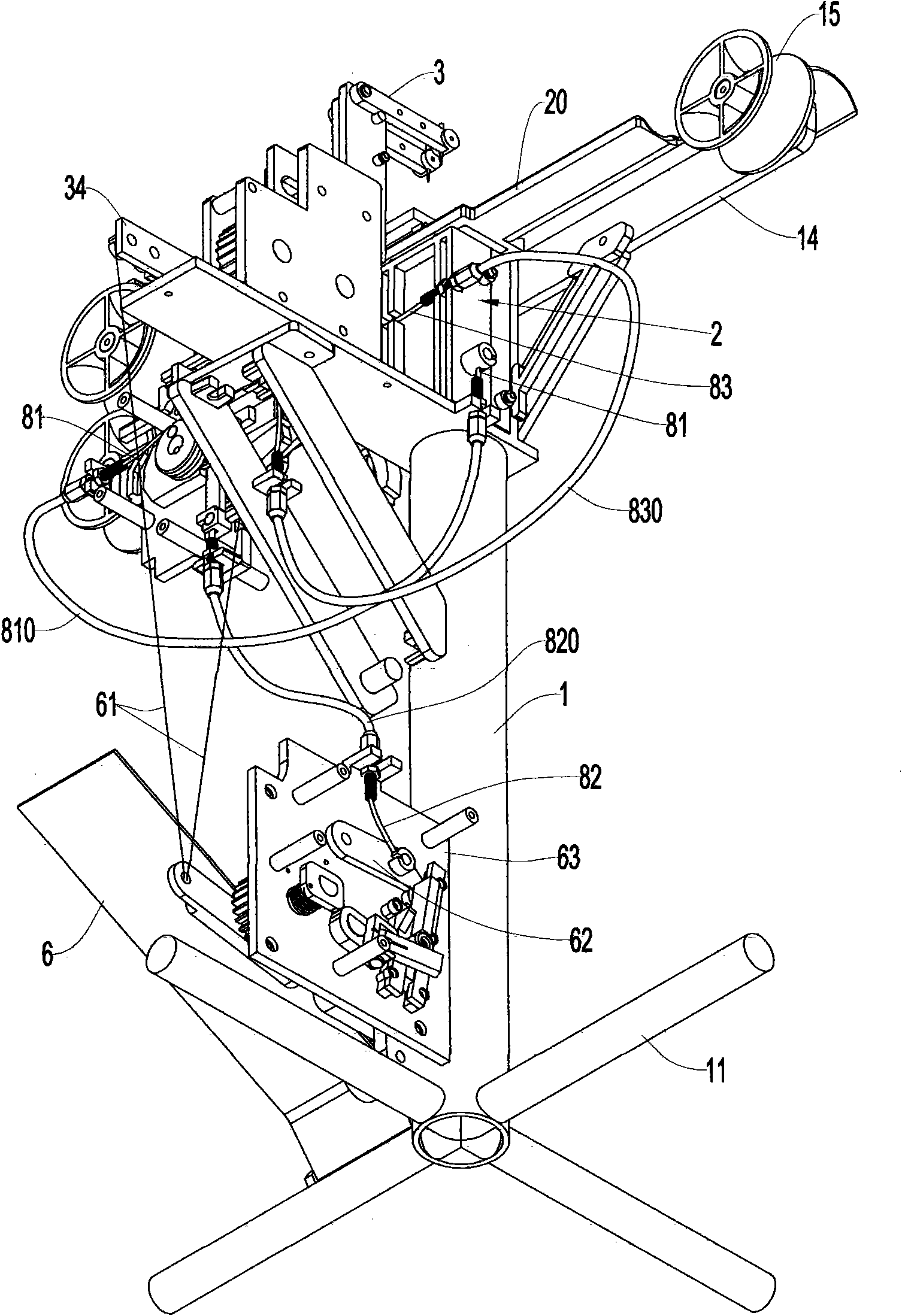 Automatic kelp seedling gripper