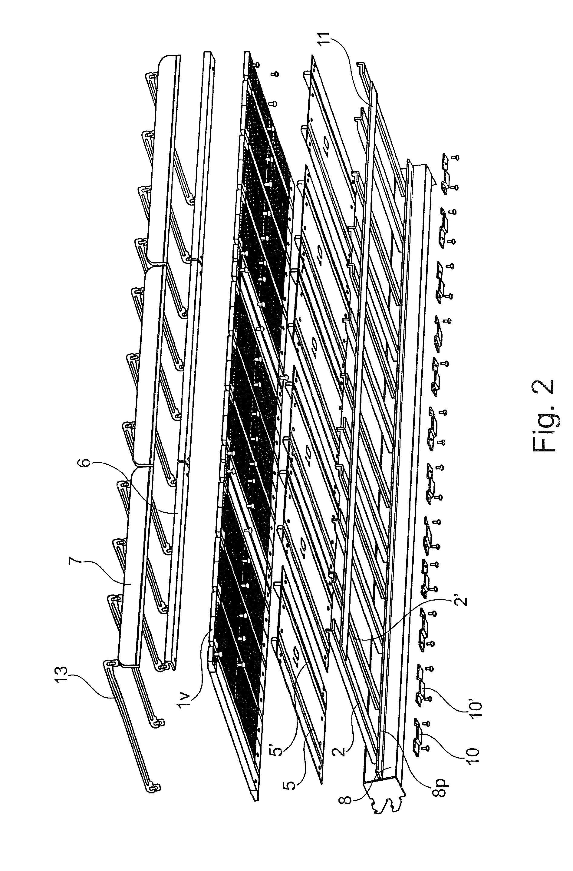 Goods feeding system for receiving and presenting goods