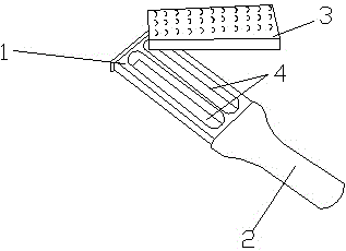 Foot rubbing device